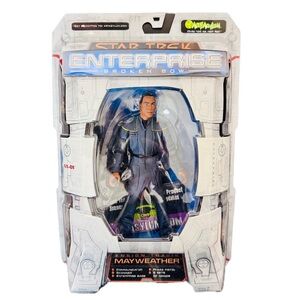 STAR TREK Enterprise Broken Bow 6” ENSIGN TRAVIS MAYWEATHER 2002 Art Asylum NIB